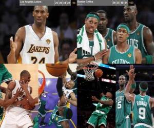 yapboz NBA Finalleri 2009-10, Oyun 2, Angeles Lakers 94 Los - Boston Celtics 103